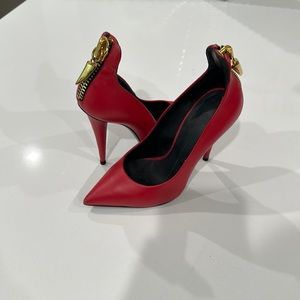 GIUSEPPE ZANOTTI RED HEELS SIZE 36